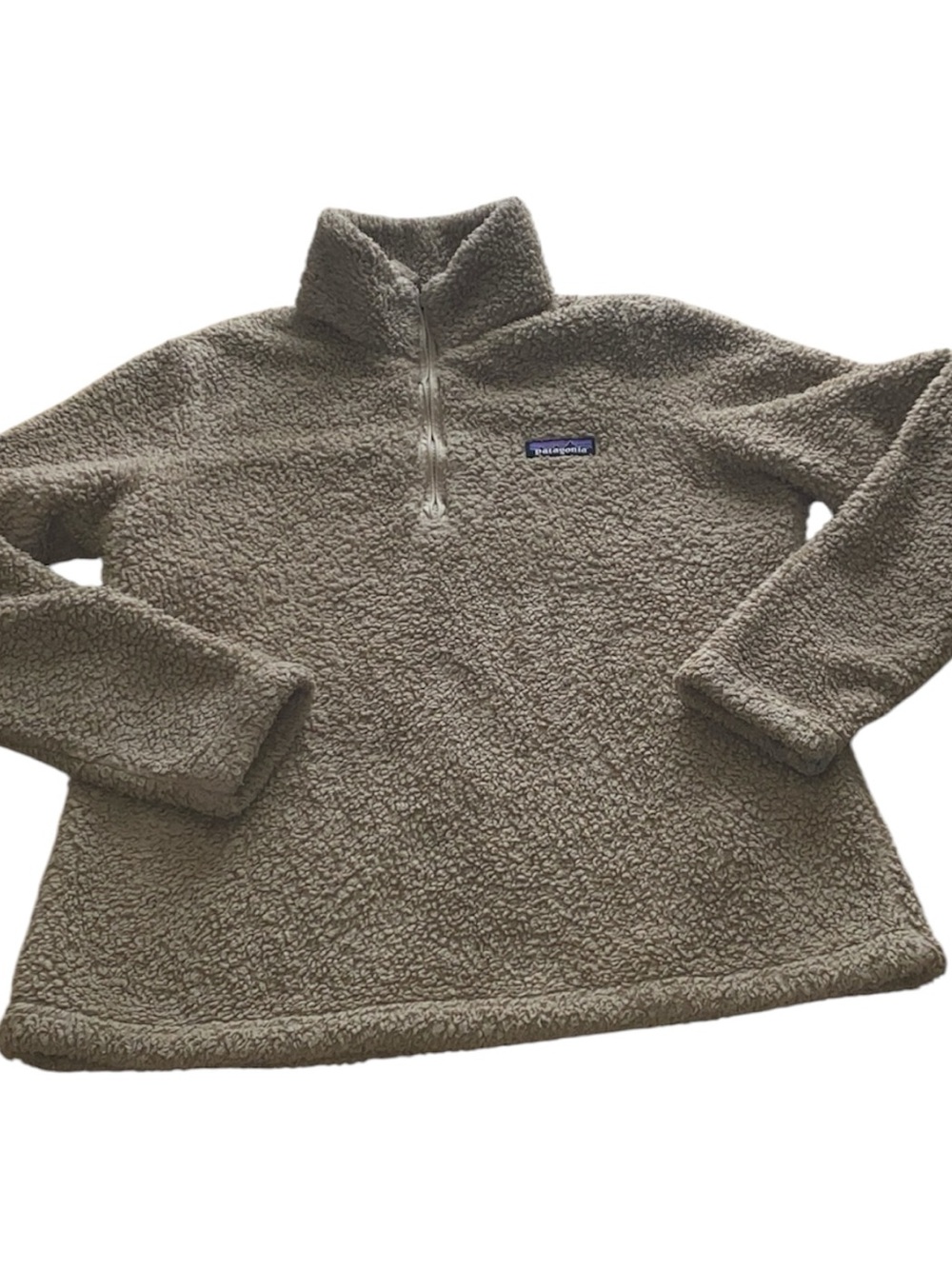 Patagonia Women’s Cowl Turtleneck Sherpa Pullover - Taupe